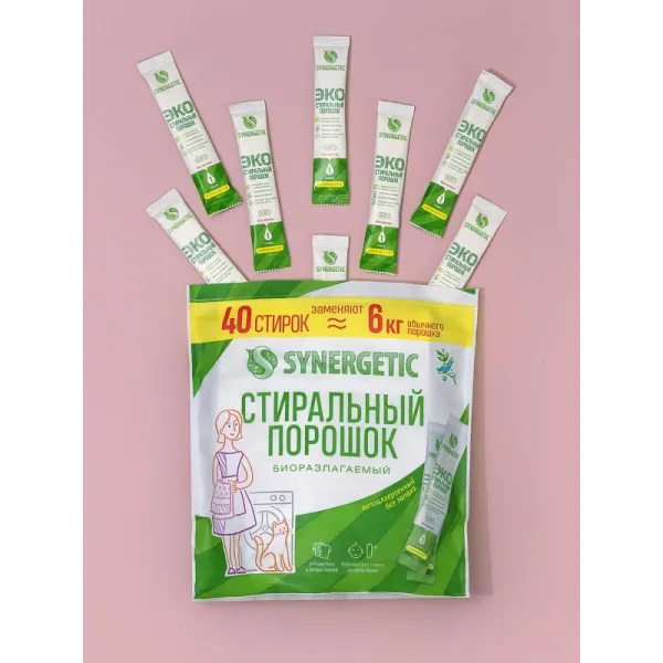 Стиральный порошок в стиках, 40 стирок