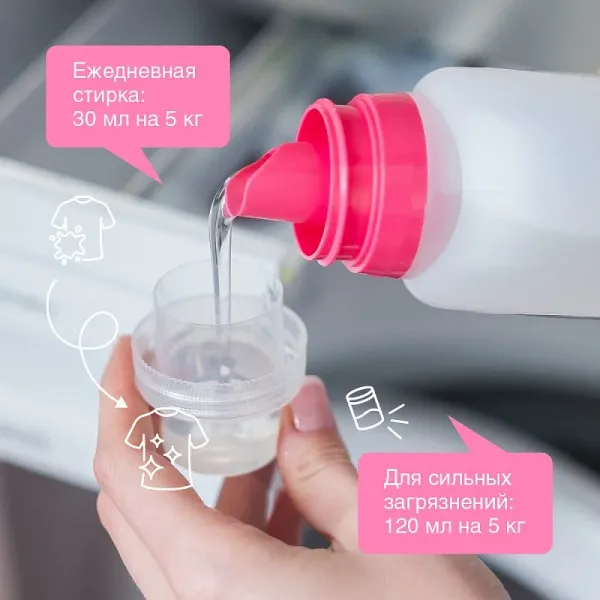 Гель для стирки всех видов тканей, 1л