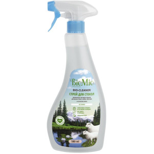 Эко чистящий спрей для стекол и зеркал BioMio® BIO-CLEANER, без запаха, 500 мл