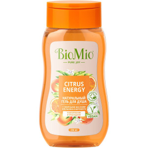 Гель для душа BioMio® BIO SHOWER GEL увлажняющий, апельсин и бергамот, 250 мл