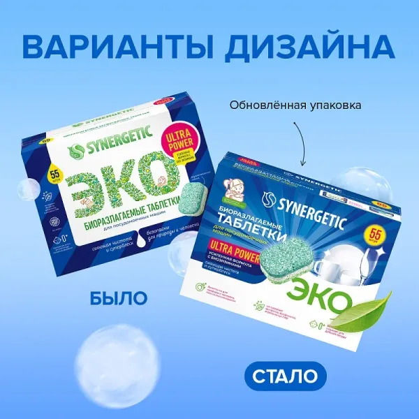 Таблетки для посудомоечных машин ULTRA POWER, 55шт