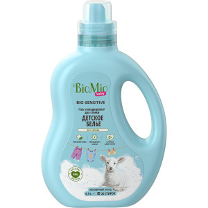 Гель и кондиционер для детского белья BioMio® Baby BIO-SENSITIVE, 900 мл