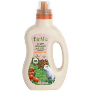 Эко кондиционер для белья BioMio® BIO-SOFT концентрат, мандарин, 1 л