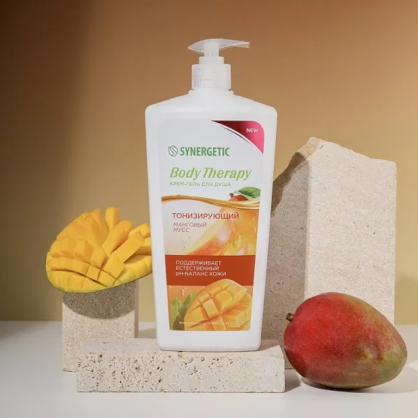 Крем-гель для душа «Манговый мусс» BODY THERAPY, 900мл