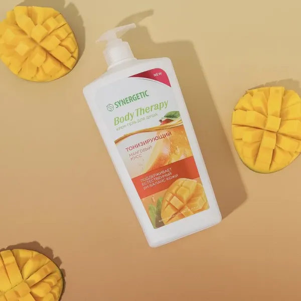 Крем-гель для душа «Манговый мусс» BODY THERAPY, 900мл
