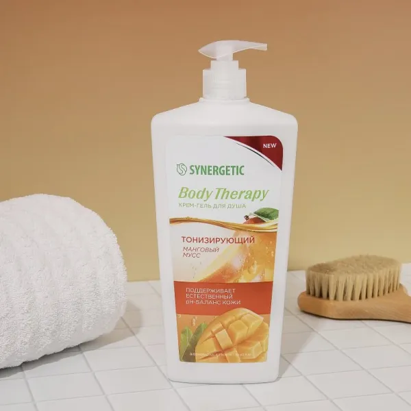 Крем-гель для душа «Манговый мусс» BODY THERAPY, 900мл