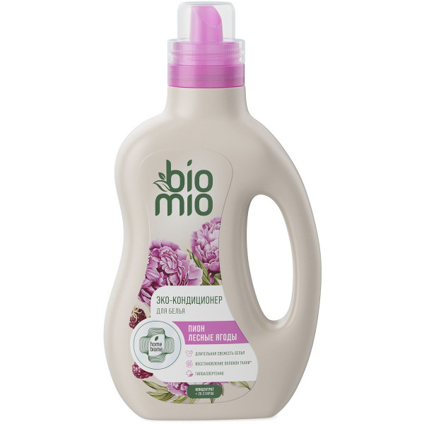 Экологичный кондиционер для белья BioMio® BIO-SOFT, пион-лесные ягоды, 800 мл